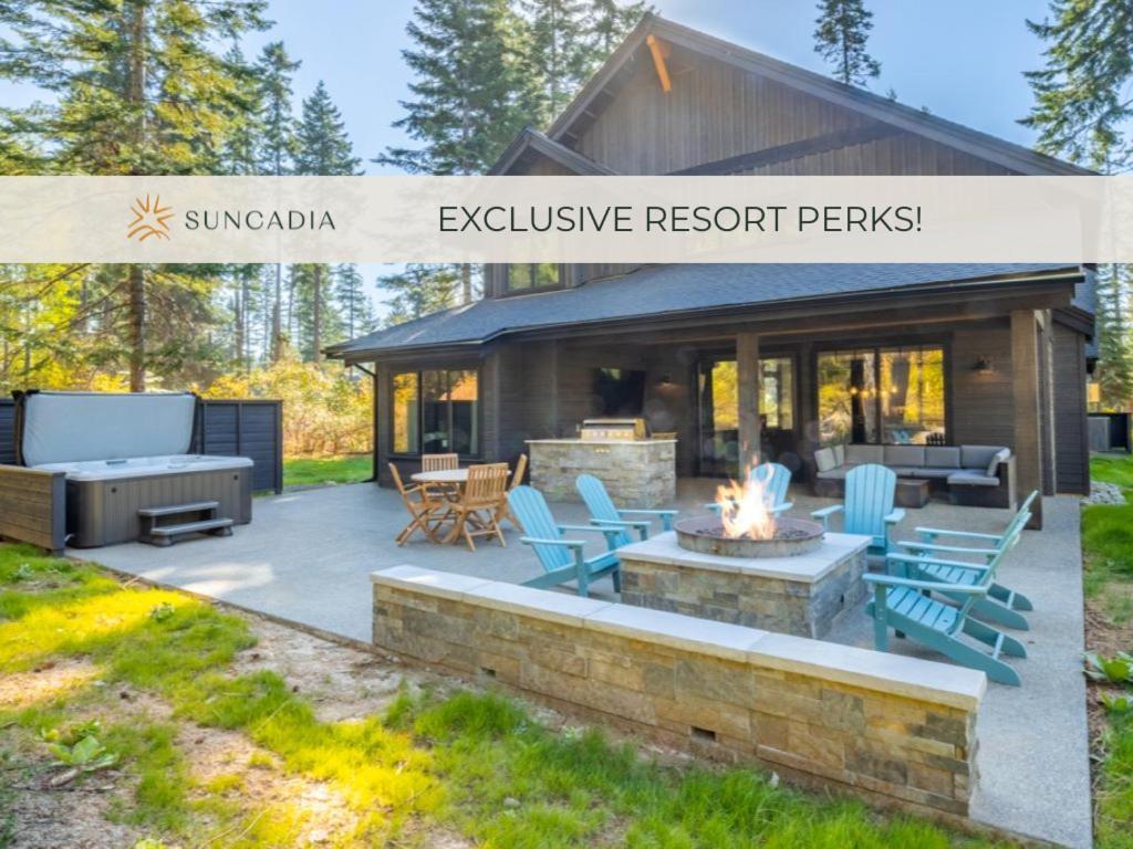 Suncadia 4 Bdrm Home Beautiful Floor To Ceiling Fireplace Кле-Элум Экстерьер фото